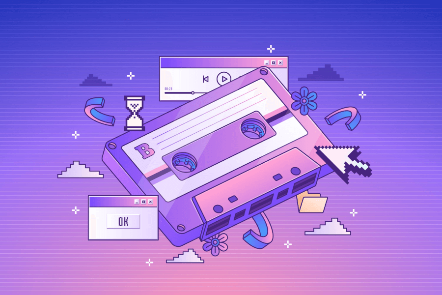 Old music tape